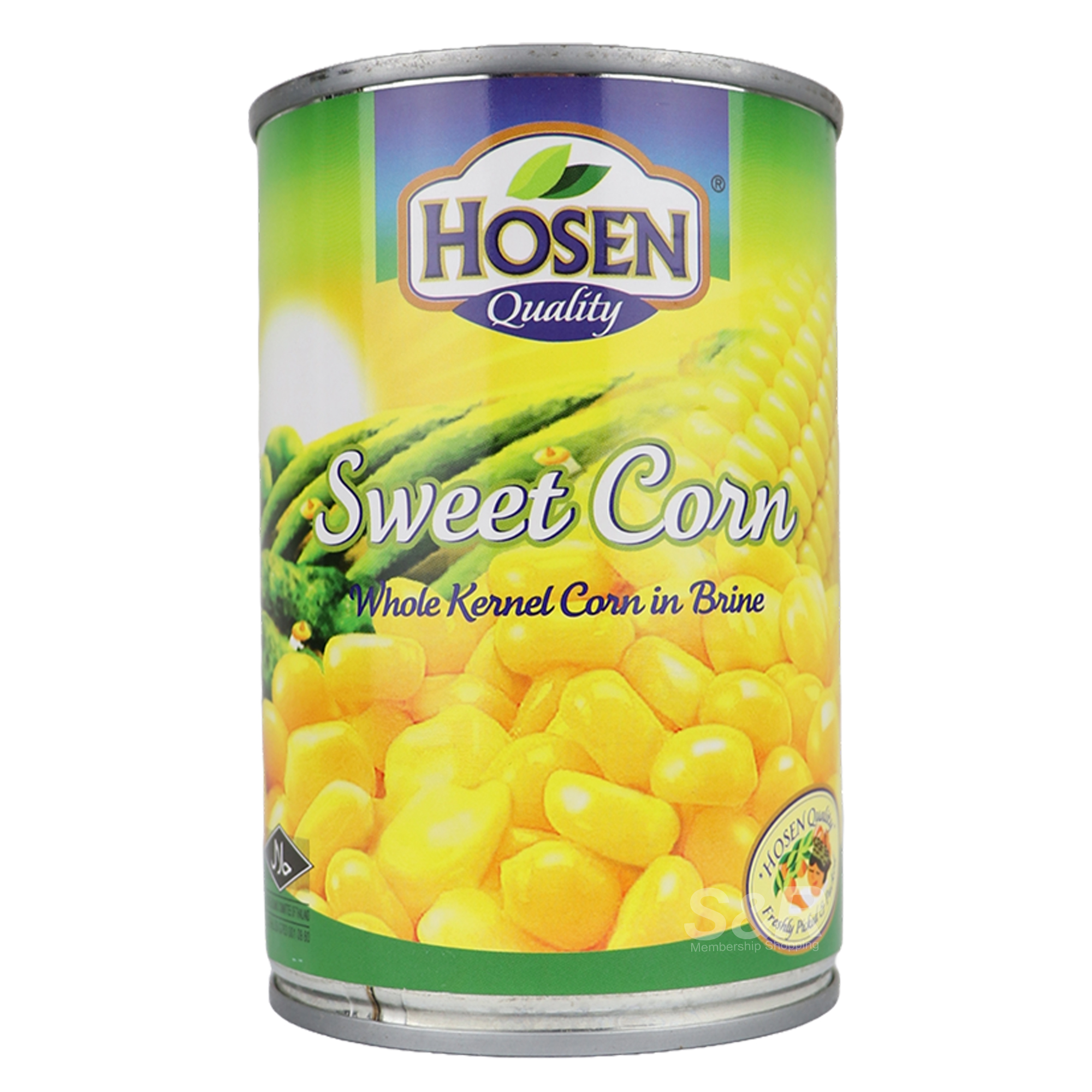 Hosen Quality Whole Sweet Kernel Corn in Brine 400g